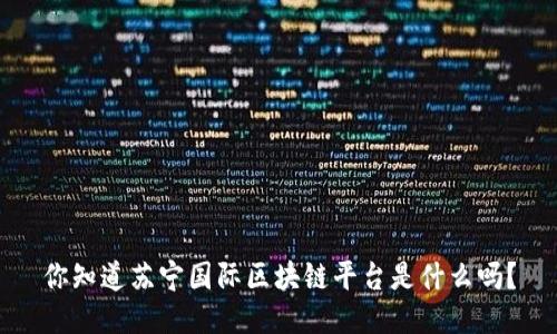 你知道苏宁国际区块链平台是什么吗？