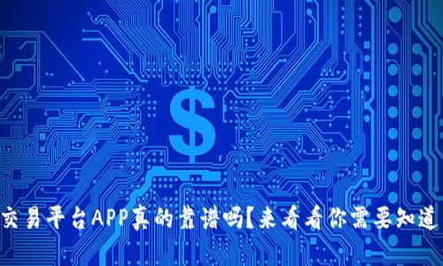 区块链交易平台APP真的靠谱吗？来看看你需要知道的一切！